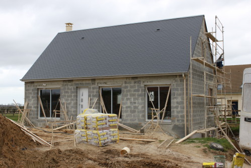 Ravalement de façade, enduit à Beaucourt